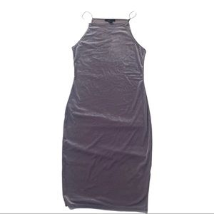 Forever 21 Size M light purple velvet maxi dress